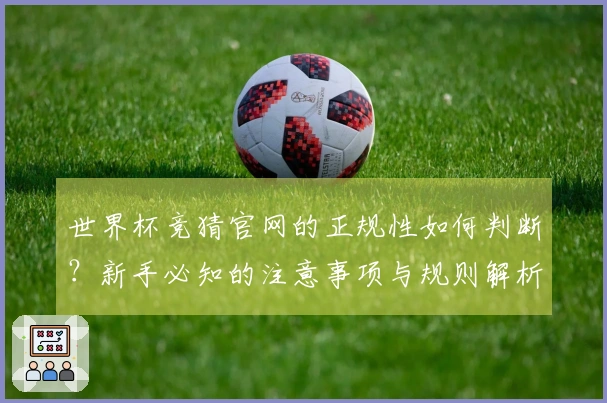 世界杯竞猜官网的正规性如何判断？新手必知的注意事项与规则解析